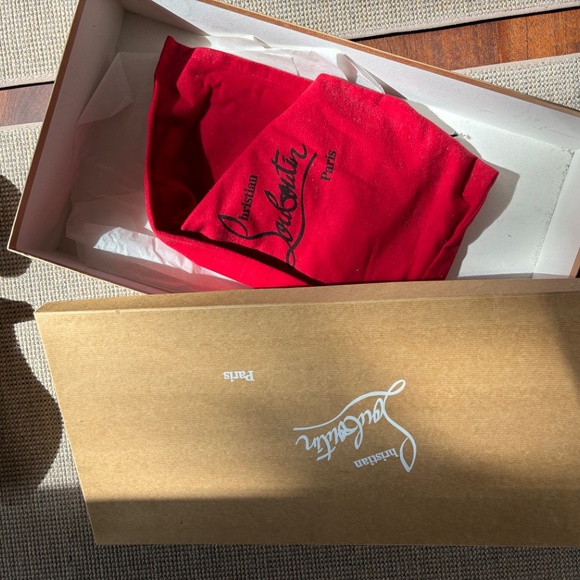 Christian Louboutin black suede boots 40 - Picture 3 of 4